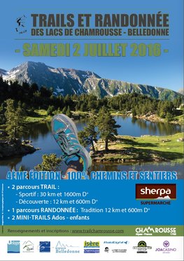 4e édition des Trails et Randonnée des Lacs de Chamrousse-Belledonne ce samedi 2 juillet